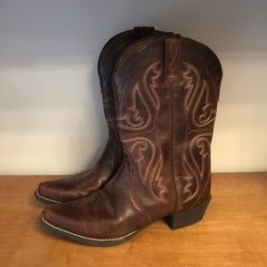 Ariat leather western boots